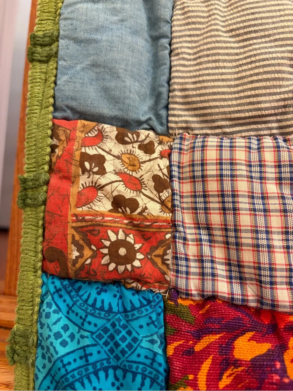 1940s Handmade Patchwork Quilt